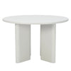 RILEY Round  Dining Table 1.2M - White