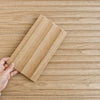 WOODFLEX® FLOW Flexible Wooden Wall Panel - Oak Veneer - 2700mm x 600mm - Wave 37.5mm