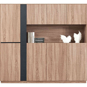 ADRIANO Display Unit  218cm - Light Brown