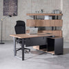 ADRIANO Reversible Executive Office Desk 160-180cm - Light Brown
