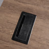 BALDER Executive Desk with Right Return 2.2-2.4M - Warm Oak & Black