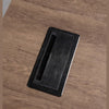 BALDER Executive Desk with Right Return 2.2-2.4M - Warm Oak & Black