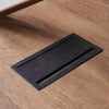 SUTTON Executive Desk with Right Return 180cm - 200cm - Warm Oak & Black