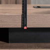 KELLEN Executive Desk with Right Return 1.6-1.8M - Warm Oak & Black