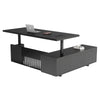 DAXTON Executive Desk with Left Return with Lift 200cm - Black