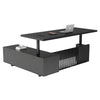 DAXTON Executive Desk with Right Return with Lift 200cm - Black