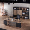 DAXTON Executive Desk with Right Return with Lift 200cm - Warm Oak
