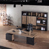 DAXTON Executive Desk with Right Return with Lift 200cm - Warm Oak