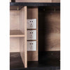 DAXTON Executive Desk with Right Return 2.4M - Warm Oak & Black