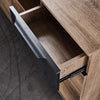 AFTAN BLACK HAWK Limited Edition - Executive Desk Pedestal & Left Mobile Return 180cm - Warm Oak &Black