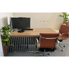 AFTAN BLACK HAWK Limited Edition - Executive Desk Pedestal & Right Mobile Return 180cm - Warm Oak &Black