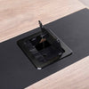 VIDAL Boardroom Table 3.6m x 1.2m - Warm Oak & Black