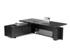 DAXTON Executive Desk with Left Return with Lift 200cm - Black