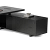 DAXTON Executive Desk with Right Return with Lift 200cm - Black