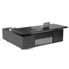 DAXTON Executive Desk with Right Return with Lift 200cm - Black