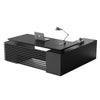 PHOENIX Black Executive Desk with Left Return 2.2M - Black