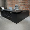 PHOENIX Black Executive Desk with Left Return 2.2M - Black