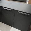 PHOENIX Black Executive Desk with Right Return 2.2M - Black