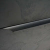 DAXTON Black Executive Desk with Left Return 2.4M - Black Concrete