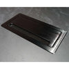 DAXTON Black Executive Desk with Right Return 200cm - Black Concrete
