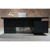DAXTON Black Executive Desk with Left Return 2.4M - Black