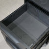 AFTAN Black Executive Desk with Pedestal & Right Mobile Return 180cm - Black Concrete