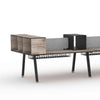 ARTO 6 Person Workstation Double Sided 5.0M - Warm Oak & Black
