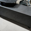 ARTO Black Executive Office Desk with Reversible Return 180-200cm - Black Concrete