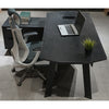ARTO Black Executive Office Desk with Reversible Return 180-200cm - Black