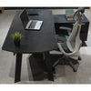 ARTO Black Executive Office Desk with Reversible Return 180-200cm - Black