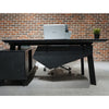 ARTO Black Executive Office Desk with Reversible Return 180-200cm - Black
