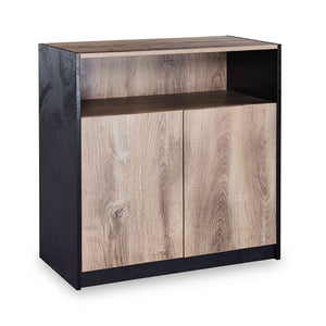 ARTO Credenza Cabinet 80cm - Warm Oak & Black