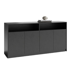 ARTO Credenza Cabinet 157cm - Black Concrete