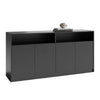 ARTO Credenza Cabinet 157cm - Black Concrete