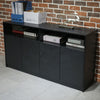 ARTO Black Credenza Cabinet 157cm