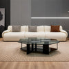 ZAHRA Three Seater Compressed Sofa – White
