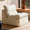 ZAHRA Singleseater Compressed Sofa - White