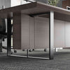 INIGO Boardroom Meeting Table 2.4M - Hazelnut & Black