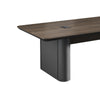 LUCA Boardroom Table 3.6m x 1.2m - Hazelnut & Grey