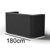 HALO Reception Desk 180cm - Black