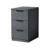HALO 3 Drawer Pedestal Cabinet - Black