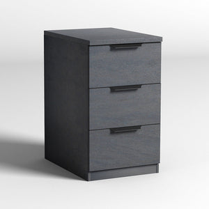 HALO Drawer Filing Pedestal Cabinet - Black