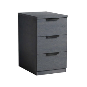 HALO 3 Drawer Pedestal Cabinet - Black