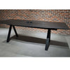 DOLAN Boardroom Meeting Table 2.4M - Black Concrete