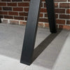 DOLAN Reversible Single Seater Workstation 1.4 - 1.6m - Black Concrete