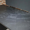 DOLAN Reversible Single Seater Workstation 1.4 - 1.6m - Black Concrete