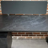 DOLAN Reversible Single Seater Workstation 1.4 - 1.6m - Black Concrete