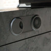 DOLAN Executive Desk Workstation 1.4 - 1.6m - Right Return - Black Concrete