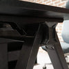 DOLAN Executive Desk Workstation 1.4 - 1.6m - Right Return - Black Concrete