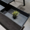 DOLAN Executive Desk Workstation 1.4m - 1.6m - Left Return - Black Concrete